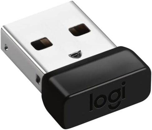 ماوس لاسلكي مدمج من لوجيتك، 2.4 جيجا هرتز مع جهاز استقبال USB، تتبع بصري 1000 نقطة في البوصة، بطارية عمر 18 شهرًا، جهاز الكمبيوتر/Mac/الكمبيوتر المحمول/Chromebook، Speckle (متجدد) in Kuwait