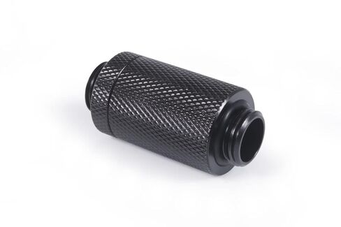 Alphacool ES D-Plug 31.5mm G1/4 ذكر إلى ذكر تركيب قابل للتعديل - أسود عميق (17581) in Kuwait