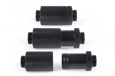 Alphacool ES D-Plug 31.5mm G1/4 ذكر إلى ذكر تركيب قابل للتعديل - أسود عميق (17581) in Kuwait