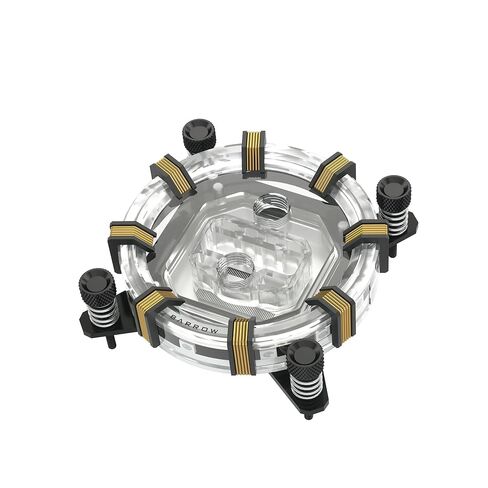 Barrow CPU Water Block for Intel i3 i5 i7 i9 LGA 1700 1200 1156 1155 1151 1150 2011 2066 LTYKB-AI Waterblock with LRC 2.0 5v 3Pin aRGB LED (Black) in Saudi Arabia