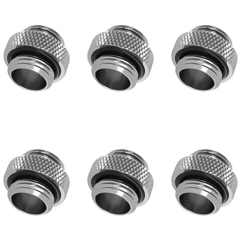 Barrow G1/4" Mini Extender Fitting, Male-to-Male 5mm Extender Connector with Sealed O-Ring, Compression Adapter Fittings for Computer Water Cooling Hardware (White,4Pcs) in Saudi Arabia