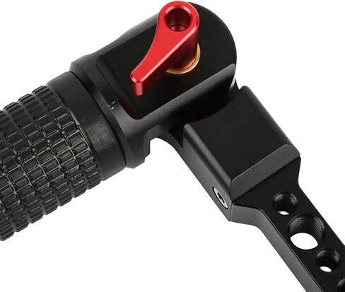 مقبض BRRNOO Gimbal، مقبض يدوي قابل للطي، مقبض محمول، ملحقات مثبتة من سبائك الألومنيوم باللون الأسود للاستخدام الخارجي من أجل RoninS/RoninSC in Kuwait