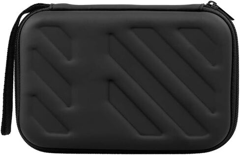 Dioche EVA Hard Drive Case Shockproof 2.5in SSD Protective Storage Bag with Mesh Pocket Soft Inner Fabric for Travel Business Black in Saudi Arabia