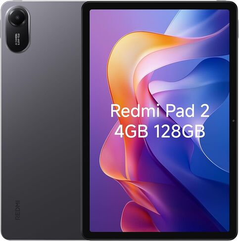 Xiaomi Redmi Pad 2 4G LTE (Compatible with Tmobile Mint Tello & Global) GSM 11" 2.5K Octa Core 4 Speakers Global ROM 9000mAh Bluetooth 5.3 8MP Model 25040RP0AL (Graphite Gray, 128GB + 4GB) in Kuwait