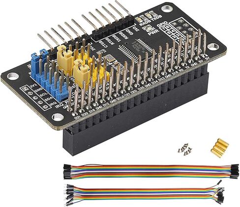 قبعة توسيع تسلسلية SC16IS752 لـ Raspberry Pi، 2X UART و8 منافذ GPIO، واجهة I2C، تناسب Pi 4/3B+/Zero/5 in Kuwait