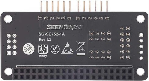 قبعة توسيع تسلسلية SC16IS752 لـ Raspberry Pi، 2X UART و8 منافذ GPIO، واجهة I2C، تناسب Pi 4/3B+/Zero/5 in Kuwait