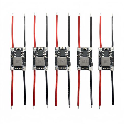 5pcs 3.3V Buck Converter Module, DC 4.5-24V to 3.3V Voltage Regulator, Mini Power Supply, Suitable for 9V/12V/24V Conversion (3.3V-DC) in Saudi Arabia
