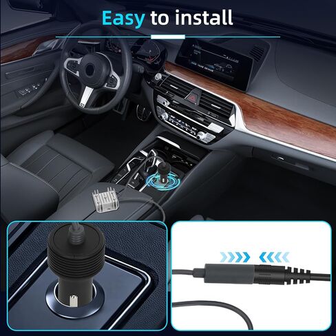 محول ستارلينك ميني ستيب أب، غطاء مقاوم للماء والغبار، مجموعة تحويل لمجموعة الشاحنات RV مع قابس ولاعة السجائر، كابل طاقة 10 فولت - 28 فولت إلى 30 فولت 3.5 أمبير in Kuwait