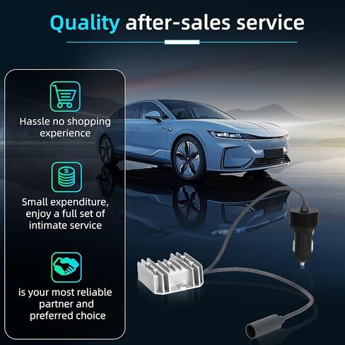 محول ستارلينك ميني ستيب أب، غطاء مقاوم للماء والغبار، مجموعة تحويل لمجموعة الشاحنات RV مع قابس ولاعة السجائر، كابل طاقة 10 فولت - 28 فولت إلى 30 فولت 3.5 أمبير in Kuwait