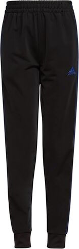adidas Boy's Tricot Joggers 21 (Big Kids) Black/Green MD (10/12 Big Kids) in Kuwait