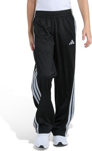 adidas Boy's Tricot Joggers 21 (Big Kids) Black/Green MD (10/12 Big Kids) in Kuwait