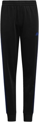 adidas Boy's Tricot Joggers 21 (Big Kids) Black/Green MD (10/12 Big Kids) in Kuwait