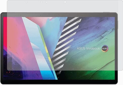 واقي شاشة (مجموعة من قطعتين) متوافق مع جهاز الكمبيوتر المحمول Asus Vivobook 13 Slate T3300 13.3 عالي الوضوح ومضاد للخدش in Saudi Arabia