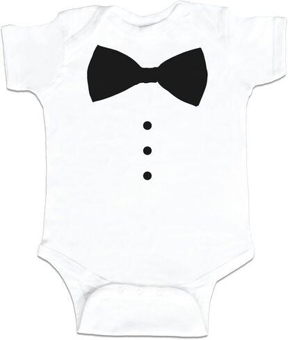 Suit Tie Bowtie Tuxedo Funny Baby Boy Bodysuit Infant in Saudi Arabia