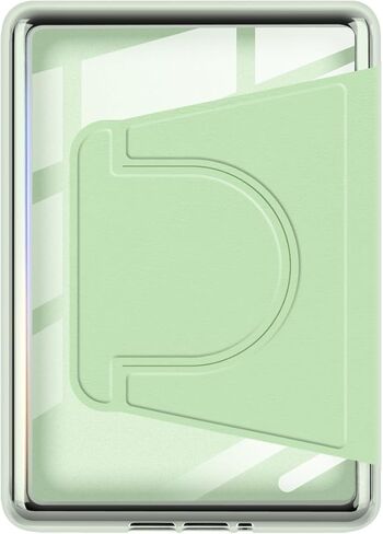 حافظة دوارة 360 درجة لجهاز Kindle Paperwhite مقاس 6 بوصات (إصدار الجيل العاشر - 2018)، تصميم مغناطيسي قابل للفصل، غطاء حامل واقٍ وقابل للتعديل، ظهر شفاف مع خاصية النوم/الاستيقاظ التلقائي، أخضر فاتح in Kuwait