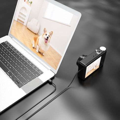 كابل شحن USB صغير Zosvoses متوافق مع Kodak Pixpro Astro Zoom AZ401 AZ421 AZ252 AZ901 FZ152-RD FZ53-RD FZ43، Easyshare Sport C123 C142 C143 C183 C195 C1505 C1530 C1550، 5 أقدام in Kuwait
