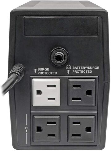 جهاز UPS من Tripp Lite بقدرة 450 فولت أمبير و300 وات AVR وبطارية احتياطية مدمجة 120 فولت و4 منافذ (VS450T) in Saudi Arabia