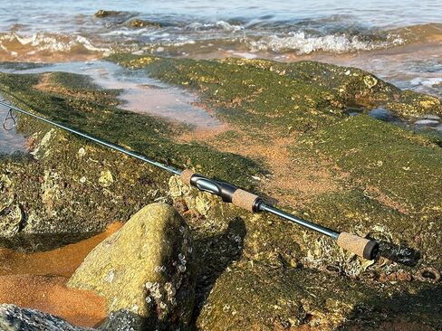 LITTMA Rezil Ultralight Trout Fishing Rod – Reinforced Carbon Fiber, 2-Piece Travel Design, Sensitive Freshwater & Light Saltwater Spinning Rod with Cork Handle & Stainless Steel Guides in Saudi Arabia