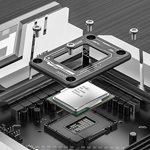 LGA 1700 Contact Frame, CPU Anti-Bending Correction Kit for 12th/13th/14th Gen - Lowers CPU Temps, Z790 Z690 B760 B660 H610 Motherboards in Saudi Arabia