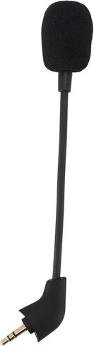 YUYTE Replacement Microphone, 3.5mm Gold Plated Bent Plug Boom Mic with Foam Cover for Cloud II Wired Headset, Detachable Directional Noise Cancelling in Saudi Arabia