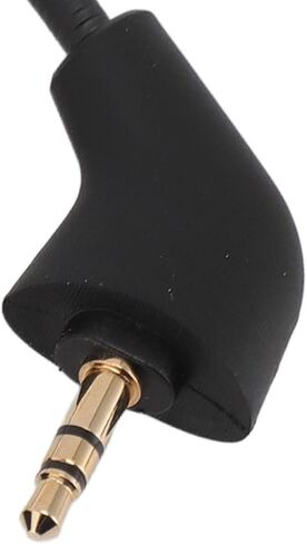 YUYTE Replacement Microphone, 3.5mm Gold Plated Bent Plug Boom Mic with Foam Cover for Cloud II Wired Headset, Detachable Directional Noise Cancelling in Saudi Arabia