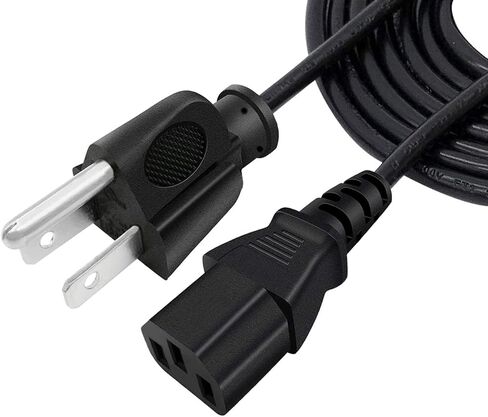 استبدال كابل طاقة التيار المتردد لـ Vizio TV E420VL E420VL-MX E550VL E550VL-MX M420NV M420NV-MX E320VL E321VL E470VL-CA M550NV M550SV XVT3D554SV E370VL-CA E421VL E422VL 3 Prong سلك C13 بطول 8 أقدام in Saudi Arabia
