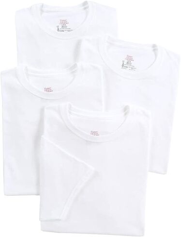Hanes Ultimate Men's Big and Tall Control Crew Neck Undershirt-Multiple Packs Available, Assorted-4 Pack, XX-Large in Saudi Arabia
