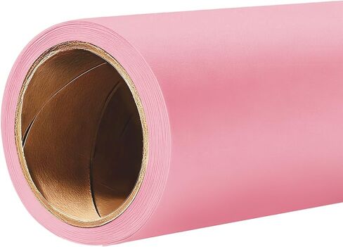 YSKE-Seamless Pink Paper Backdrop Roll for Photography,Photo Background,and Photoshoot Cover–Roll of Paper with Backdrop Cover for Background Stand,Thick Anti-Wrinkle Matte(106.9''x36' Pink) in Saudi Arabia