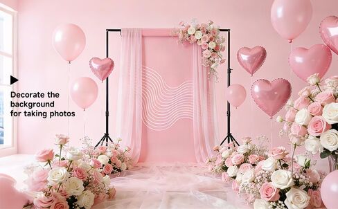 YSKE-Seamless Pink Paper Backdrop Roll for Photography,Photo Background,and Photoshoot Cover–Roll of Paper with Backdrop Cover for Background Stand,Thick Anti-Wrinkle Matte(106.9''x36' Pink) in Saudi Arabia