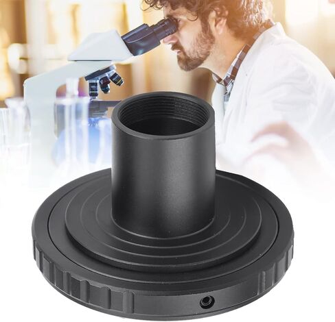 TMount Microscope Eyepiece Metal Adapter Ring 23.2mm, Compatible with AI Mounts SLR Camera and Microscope Lens in Kuwait