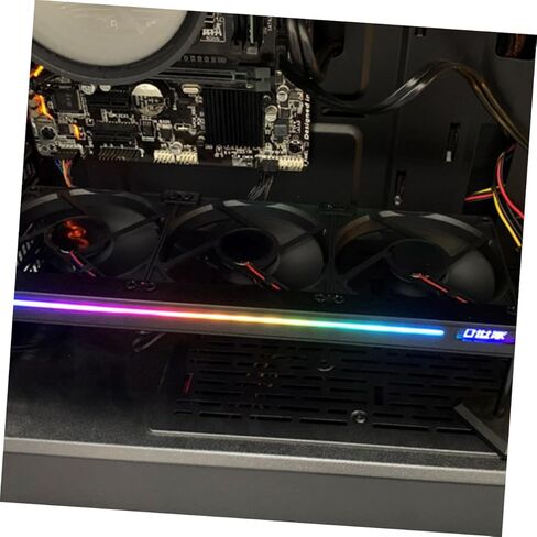 مروحة تبريد Argb RGB لبطاقة الرسومات، مبرد فتحة Pci صامت 5 فولت 3 سنون، مروحة حالة كمبيوتر صغيرة لتبديد الحرارة لبطاقة رسومات الكمبيوتر المكتبي in Kuwait
