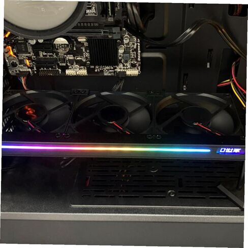 مروحة تبريد Uonlytech Gpu 3-pin Argb هادئة لبطاقة الرسومات مبرد فتحة Pci للكمبيوتر المكتبي وكمبيوتر الألعاب in Kuwait