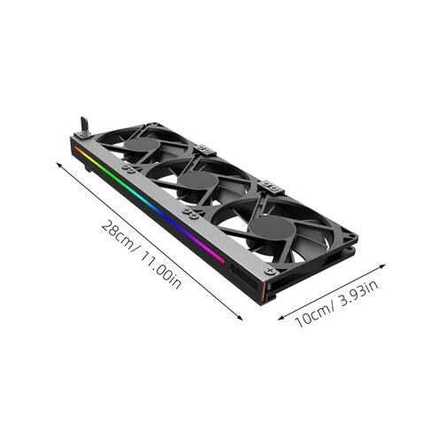 NOLITOY Argb Gpu مروحة تبريد 5 فولت صامت 3 دبوس موصل بطاقة الفيديو برودة للكمبيوتر المكتبي بطاقة الرسومات تبديد الحرارة in Kuwait