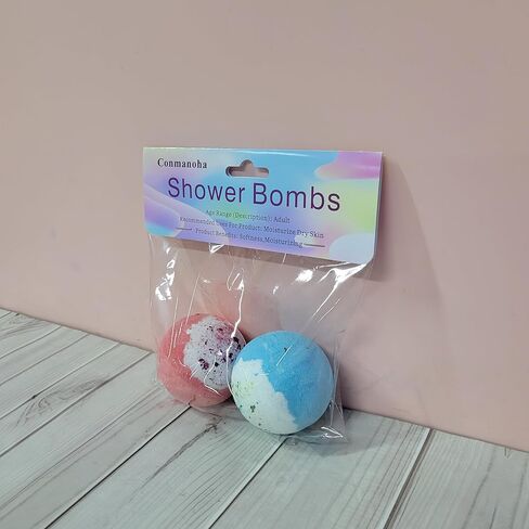 Conmanoha Shower Bombs, Aromatherapy Shower Bombs - Set of 2, Soothing Steam for Ultimate Relaxation in Saudi Arabia