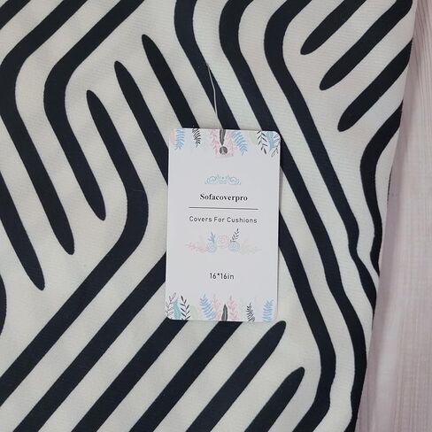 Sofacoverpro Covers For Cushions, Square Zippered Cushion Cover, Decorative Pillowcase in Saudi Arabia