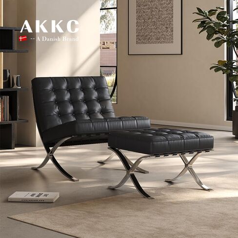 كراسي صالة AKKC كرسي استرخاء عصري للفناء الخارجي مع ارتفاع قابل للتعديل وظهر وسادة، تصميم محمول قابل للطي، إطار من الألومنيوم خفيف الوزن in Saudi Arabia