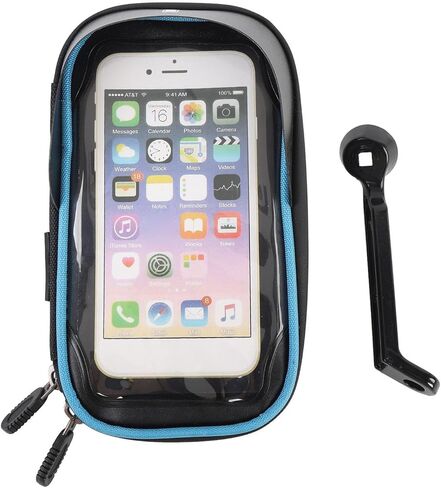 plplaaoo Cycle Phone Front Frame Bag Water Proof 360° Rotation Front Visor Design Touch Screen Cycle Phone Holder Case in Saudi Arabia