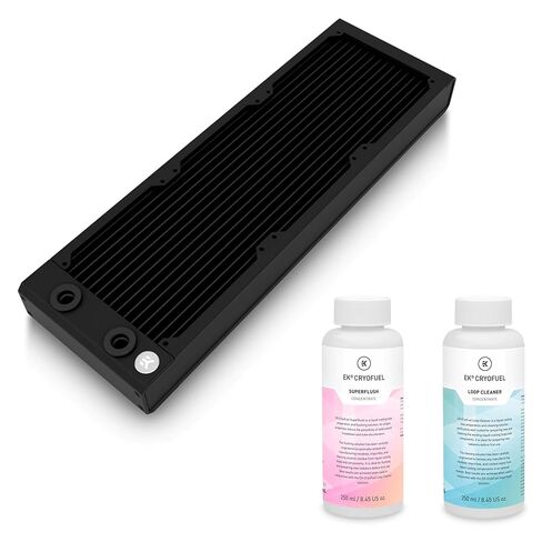 EKWB EK-Quantum Surface P360 Radiator, Cleaner and Superflush Bundle, Black Edition in Saudi Arabia