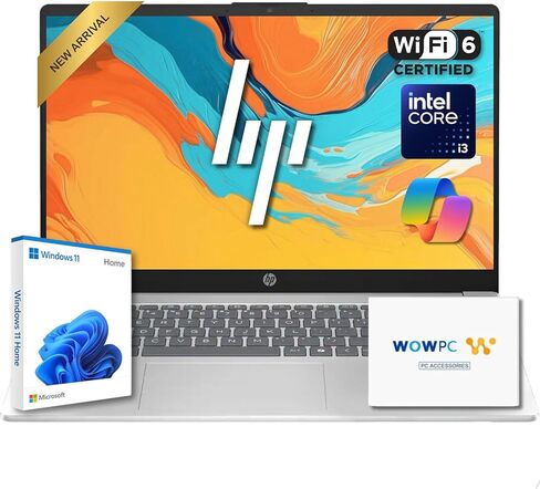 HP Pavilion Plus 14 inch Laptop PC, Intel Core i5-1240P Processor, Intel Iris Xe G Dedicated Graphics, 8 GB RAM Memory, Windows 11 Home (14-eh0010nr, Natura Silver) in Kuwait