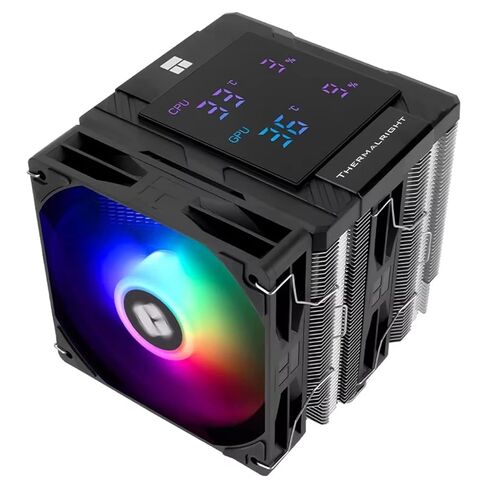 PA120 مبرد وحدة المعالجة المركزية الرقمي 6 أنابيب الحرارة 120 مم ARGB مشعاع تبريد الهواء يدعم LGA1851/1700/115x AM4/AM5 in Kuwait