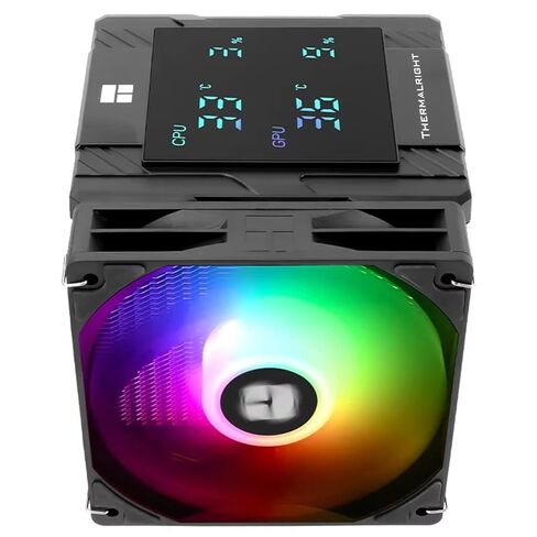 PA120 مبرد وحدة المعالجة المركزية الرقمي 6 أنابيب الحرارة 120 مم ARGB مشعاع تبريد الهواء يدعم LGA1851/1700/115x AM4/AM5 in Kuwait