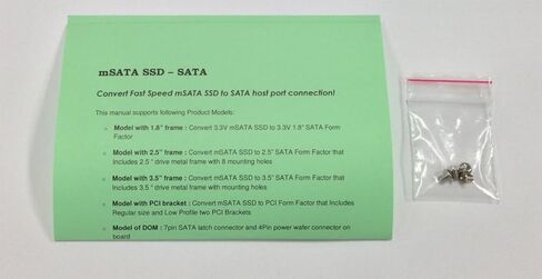 محول محول Kuroutoshikou من سلسلة mSATA SSD SATA KRHK-MSATA/S7 in Saudi Arabia
