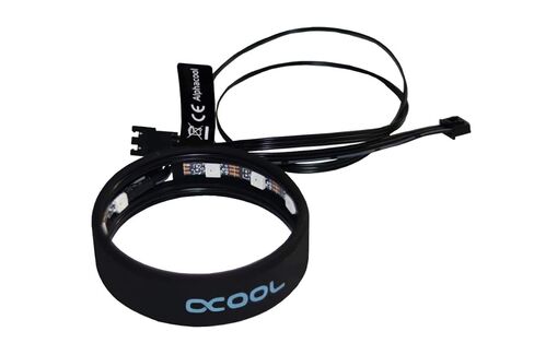 حلقة Alphacool Aurora LED مقاس 60 مم - RGB رقمي (15363) - طول 19 سم - إضاءة LED - متوافقة مع أجهزة الكمبيوتر المكتبية in Kuwait