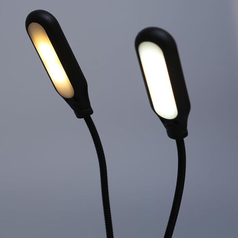 LED Clip Light with 5 LEDs, 3 Lighting Color, USB Power Adjustable Flexible Neck Clamp for Work and Leisure Clamp Light in Saudi Arabia