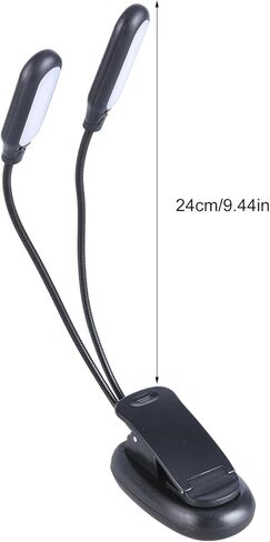 LED Clip Light with 5 LEDs, 3 Lighting Color, USB Power Adjustable Flexible Neck Clamp for Work and Leisure Clamp Light in Saudi Arabia