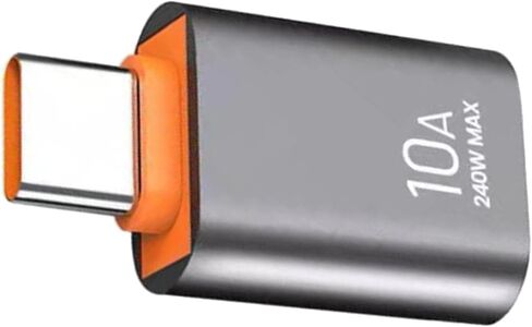 USB C عالي السرعة إلى محول أنثى 10 جيجابت في الثانية C إلى محول طاقة 240 وات للهواتف الذكية وأجهزة الكمبيوتر المحمولة سرعة نقل البيانات in Saudi Arabia