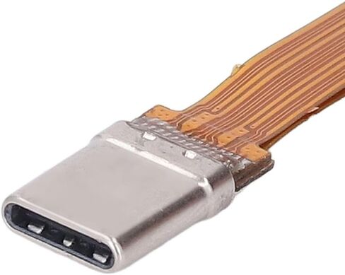 محول تركيب اللوحة من النوع C 3.1 كابل 0.1 متر FPC - IP67 موصل USB C ملولب أنثى إلى ذكر للمعدات الصناعية، محول كابل الكمبيوتر in Kuwait