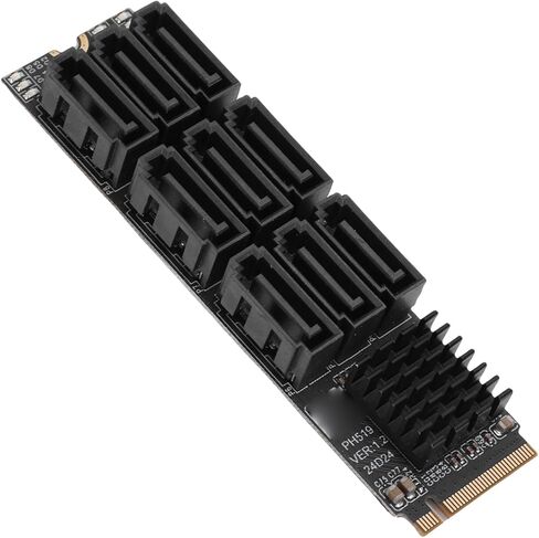 محول M.2 إلى 3.0، محول NVME M Key PCIe إلى 9 منافذ III، عرض النطاق الترددي 16 جيجابت في الثانية مع مبدد حراري لتوسيع محرك الأقراص الصلبة SSD OS X in Kuwait