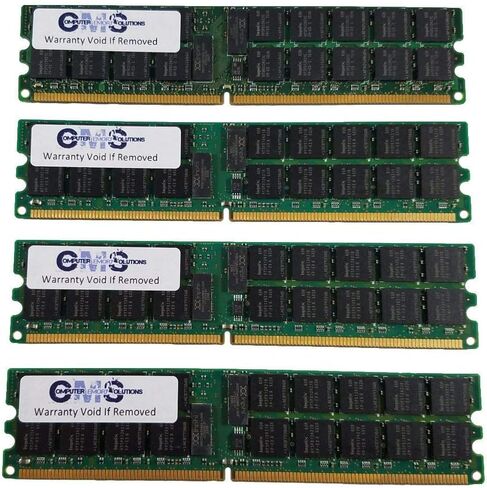 ترقية ذاكرة الوصول العشوائي CMS 16GB (4X4GB) DDR2 3200 400MHZ ECC المسجلة DIMM متوافقة مع HP/Compaq® Proliant Dl380 G4 Server Ddr2 Ecc Reg للخادم فقط - B48 in Kuwait