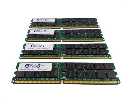 ترقية ذاكرة الوصول العشوائي CMS 16GB (4X4GB) DDR2 3200 400MHZ ECC المسجلة DIMM متوافقة مع HP/Compaq® Proliant Dl380 G4 Server Ddr2 Ecc Reg للخادم فقط - B48 in Kuwait